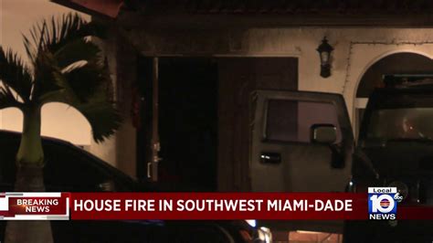 Fire Erupts Inside Home In Southwest Miami Dade Youtube