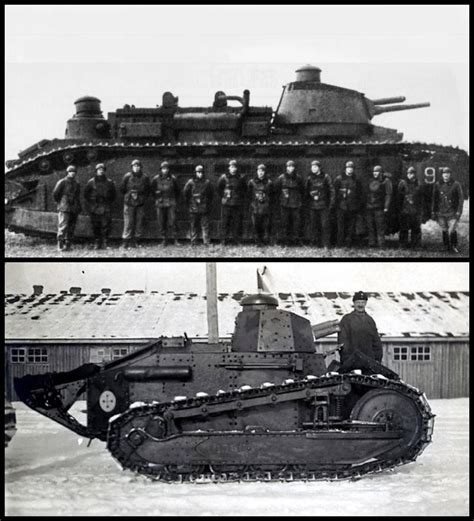 Char 2C tank and FT 17 tank : r/HumanForScale