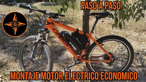 MONTAJE KIT ECONOMICO DE BICICLETA ELECTRICA YOSE POWER PASO A PASO