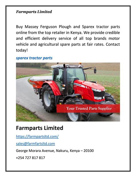 Massey Ferguson Tractor Parts Online Reviewmotors Co