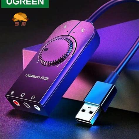 Jual Sm Ugreen Sound Card External Usb To Jack Mm Stereo Audio