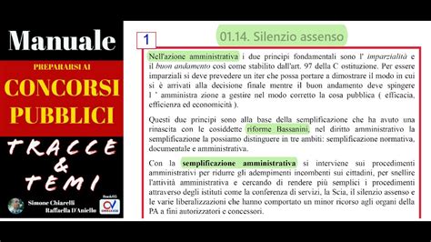 Silenzio Assenso Traccia Dal Book Prepararsi Ai Concorsi Pubblici