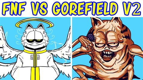 Fnf Vs Garfield Vs Gorefield V Full Week Horror Fnf Mod Youtube