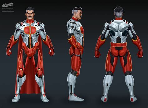 omni man high tech suit concept commission arkajyoti das