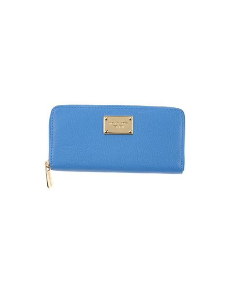 Lyst - Michael Michael Kors Wallet in Blue