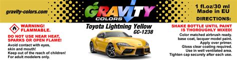 Toyota Lightning Yellow » GRAVITY Colors