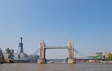 Tower Bridge Over The River Thames In London Uk Stock Image Image Of