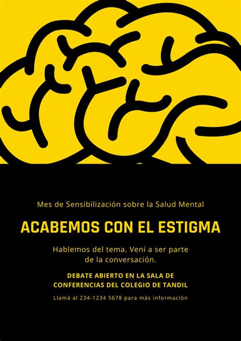 Plantillas De Carteles De Salud Mental Gratuitas Canva