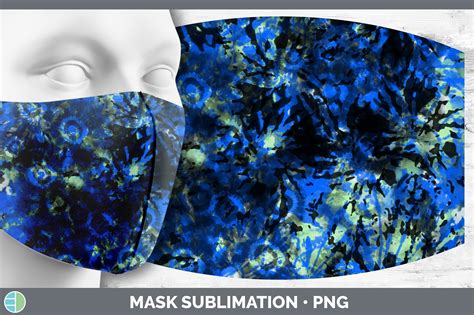 Tie Dye Mask Sublimation Bundle Face Mask Designs By Enliven Designs