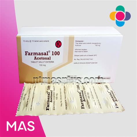 Produk Farmasal 100 Mg 100 Tab Pt Murni Aik Sukses