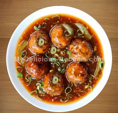 Delicious Veg Manchurian Gravy Recipe - MyDelicious Recipes