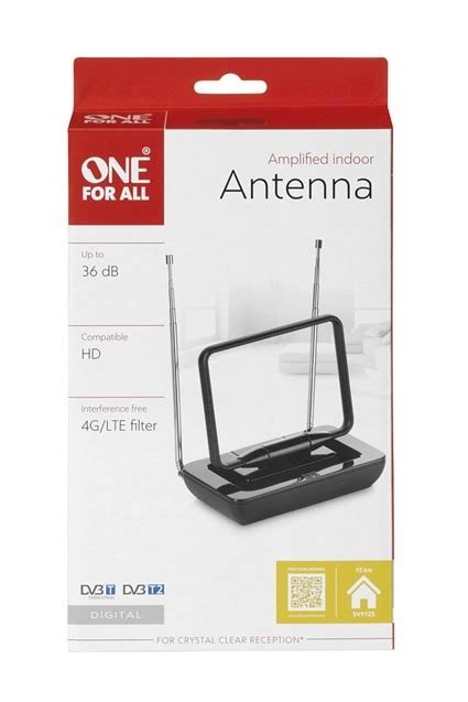 SV9125 ANTENA INTERIOR DE TV AMPLIFICADA 5G ONE FOR ALL Riverint