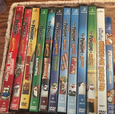 My Penguins Of Madagascar DVD Collection by ALEXLOVER366 on DeviantArt