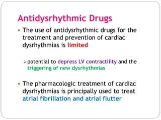 Cardiac antidysrhythmic drugs | PPT