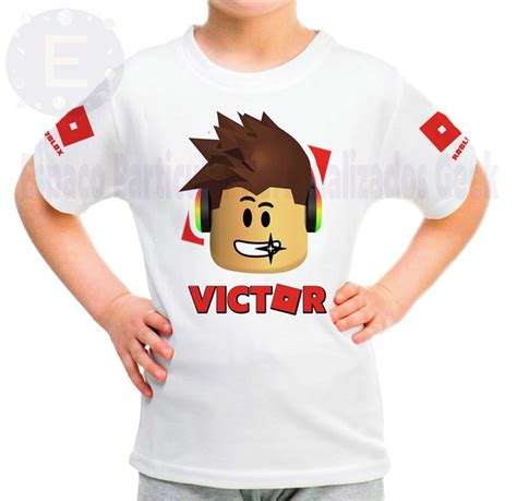 Camiseta Roblox Personalizada Nome Elo7 Produtos Especiais