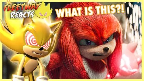 Fleetway Sonic Reacts To Sonic The Hedgehog Movie Youtube