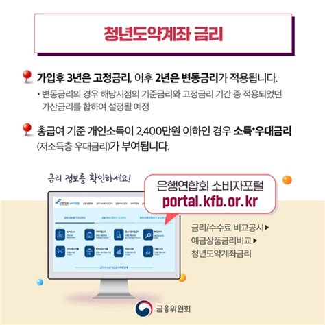 청년도약계좌 시작합니다 전체 카드한컷 멀티미디어 대한민국 정책브리핑