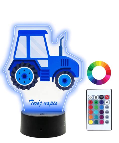 Lampka Nocna 3D LED Traktor Prezent Plexido Sklep EMPIK