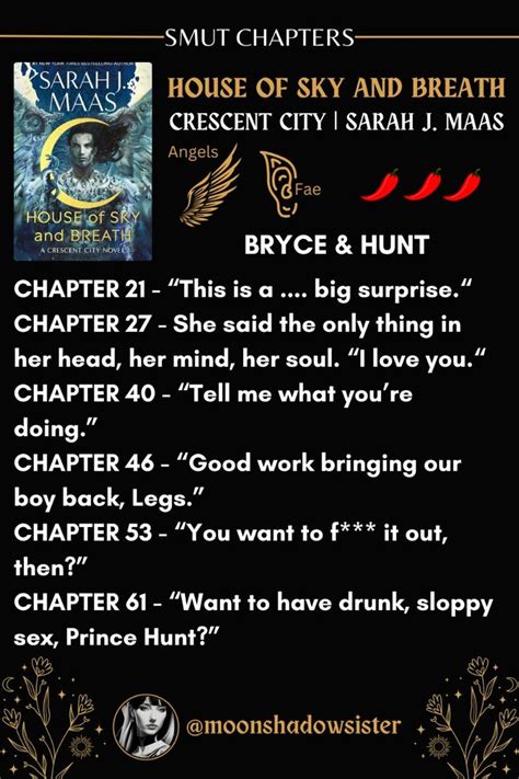 Spicy Chapters In House Of Sky Breath Bryce Hunt Books To Read