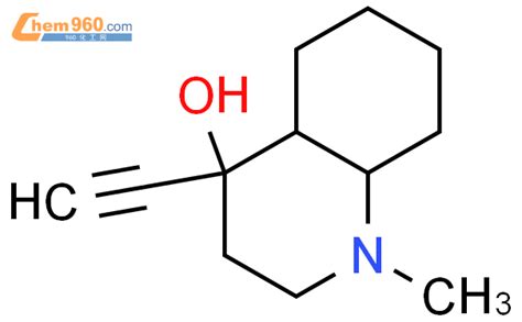 54924 02 6 4 Quinolinol 4 ethynyldecahydro 1 methyl CAS号 54924 02 6 4