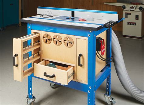 Router Table Storage Cabinet Woodworking Project Woodsmith Plans