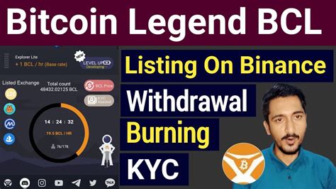 Bitcoin Legend BCL Big Update Road Map 2023 BCL Listing Withdrawal