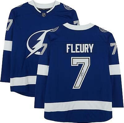 Haydn Fleury Tampa Bay Lightning Signed Blue Fanatics Breakaway Jersey