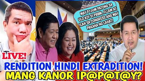 ETO NA MARCOS JR AT FLLAM ANG ITINUTURO NI MANG KANOR MAY 100M DAW