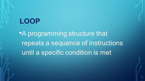 Loops Types Of Loops And Loop Uses By Sean Guthrie Medium