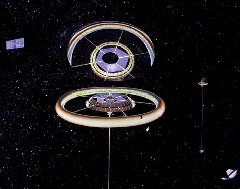 space colony artwork