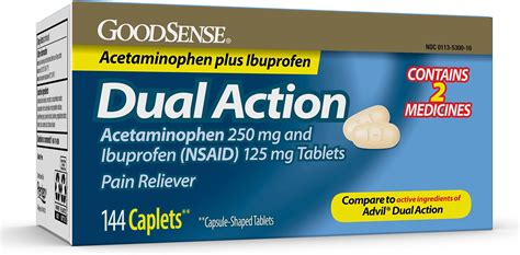 Goodsense Dual Action Acetaminophen 250 Mg And Ibuprofen