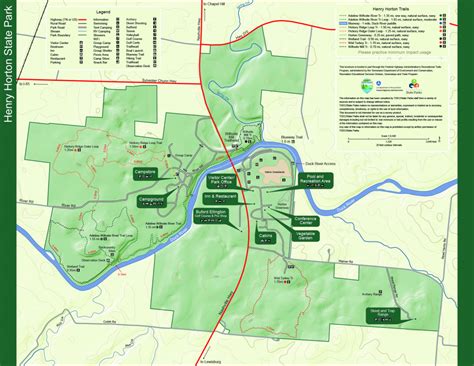 Huntsville State Park Trail Map - Printable Map