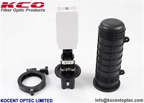 Vertical FOSC Optical Fibre Cable Joint Closure 6 12 24 Core 1 In 2out