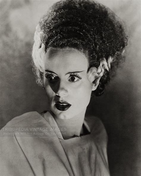 Vintage 1935 bride of Frankenstein Movie Promotional Photo Closeup Elsa ...