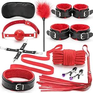 Amazon Uyte Sm Bondage Set Restraint Set With Pieces Sm Sex Toys