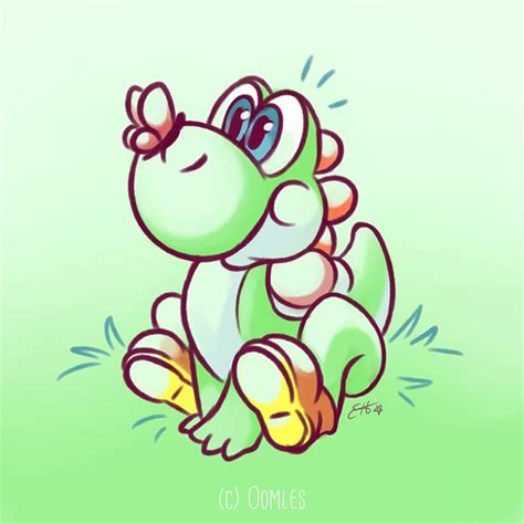 Cute Yoshi Drawing