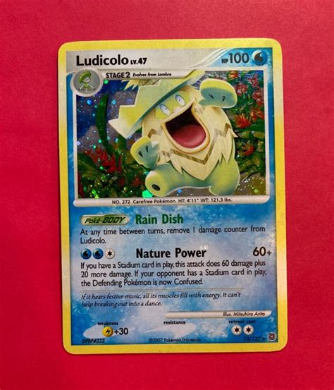 Pok Mon Tcg Ludicolo Holo Rare Secret Wonders Ebay