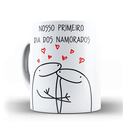 Caneca Flork Nosso Primeiro Dia Dos Namorados Elo