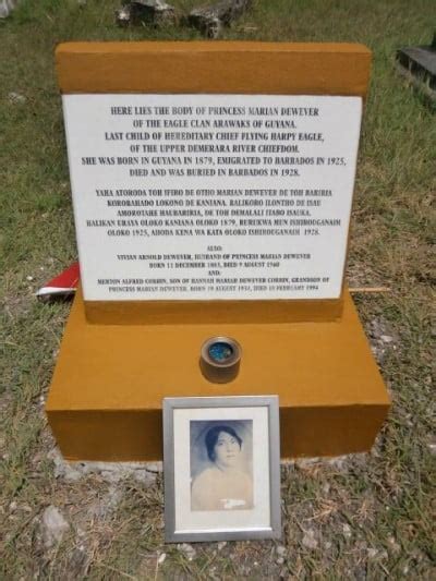 Arawak Princess Buried In Westbury Cemetery Unknown To Most Barbadians