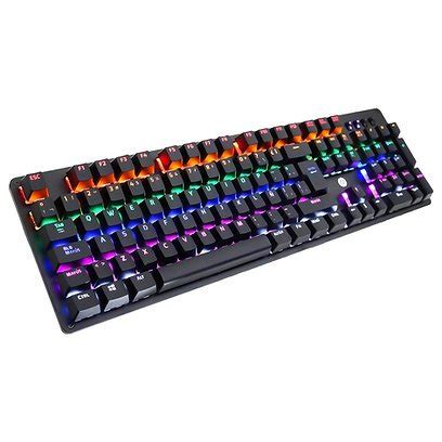 Teclado Gamer Hp Gk Mec Nico Retroiluminado Black Por Mayor Sku