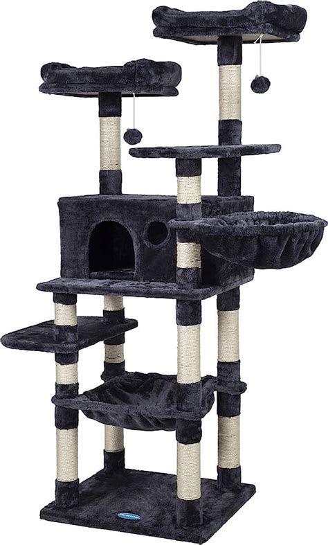 Topeakmart Cat Tree Large Cat Tower Cat Trees With Scratching Post