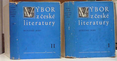 Kniha V Bor Z Esk Literatury Doby Husitsk I Ii Antikvari T Bene