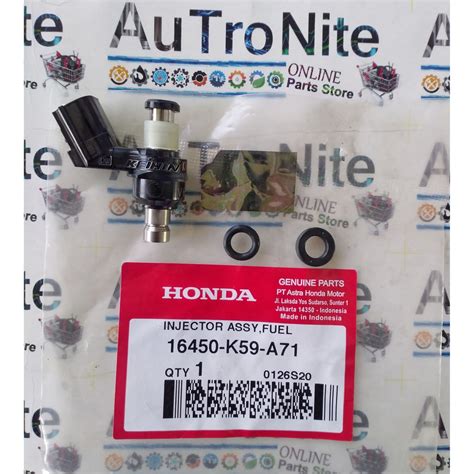 Jual Injector Assy Fuel Keihin 16450 K59 A71 Original Honda MegaPro