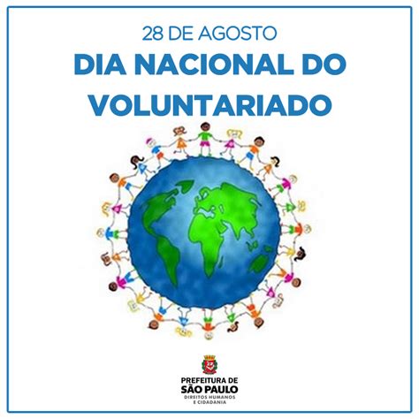 De Agosto Dia Nacional Do Voluntariado Secretaria Municipal De