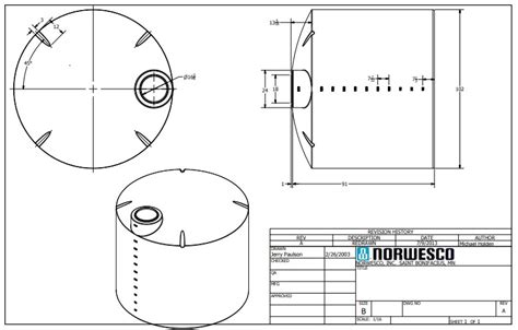 3000 Gallon Norwesco Vertical Water Storage Tank 102 D X 93 H