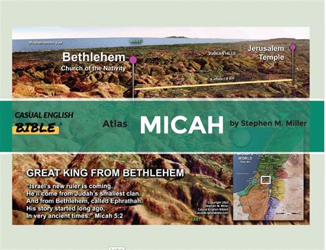 Micah Bible Atlas Casual English Bible