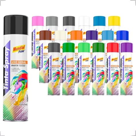 Tinta Spray Todas As Cores Ml Uso Geral Kit Unidades Frete Gr Tis