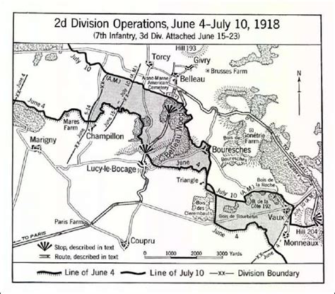 Battle Of Belleau Wood Map - bmp-fisticuffs