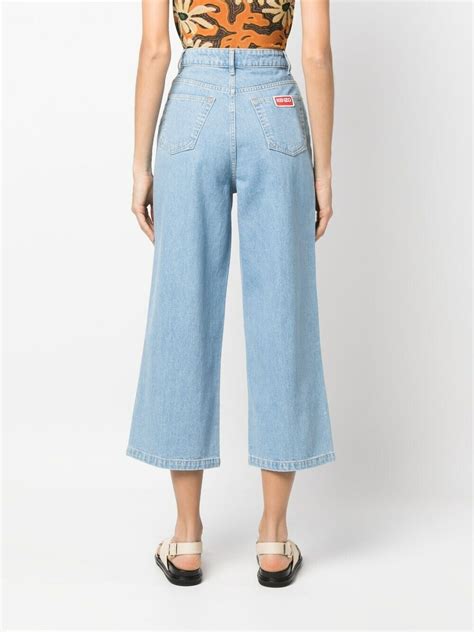 Kenzo Cropped Denim Jeans Kenzo