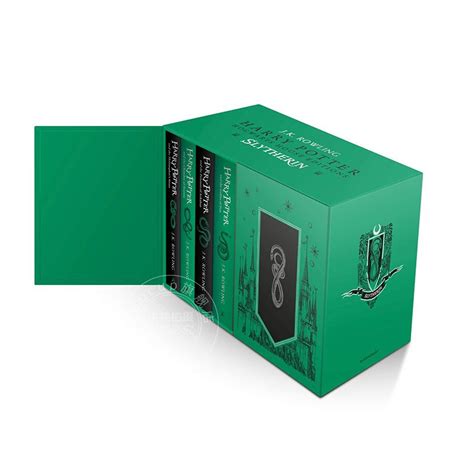 哈利波特1 7册套装斯莱特林学院精装版 Harry Potter Slytherin House Editions Hardback Box